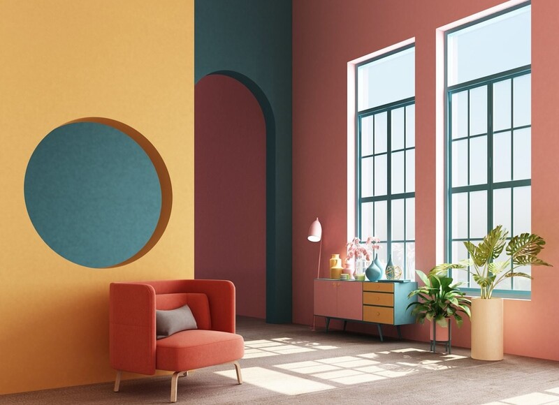 Cách phối màu sắcTƯƠNG TỰ trong thiết kế nội thất